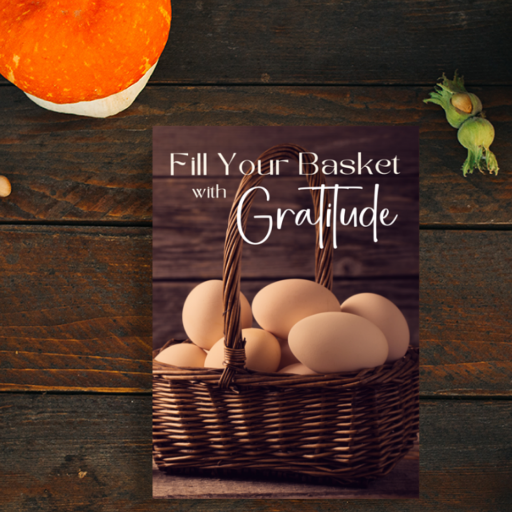 Fill Your Basket with Gratitude: A Lined Journal with Affirmations