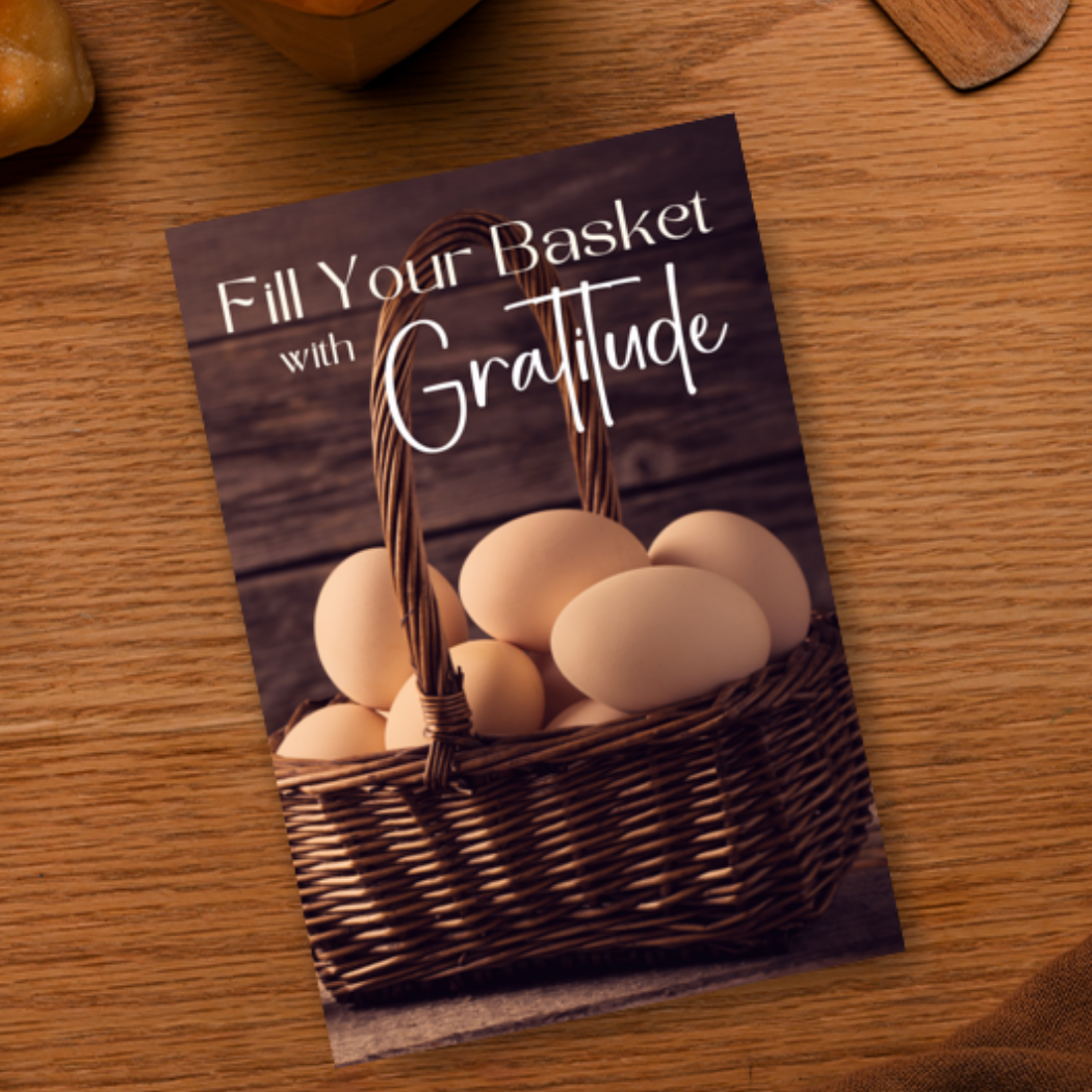 Fill Your Basket with Gratitude: A Lined Journal with Affirmations