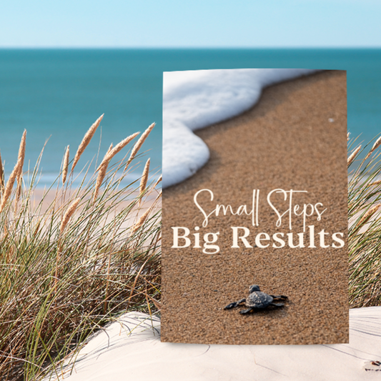 Small Steps - Big Results: A Lined Journal with Affirmations